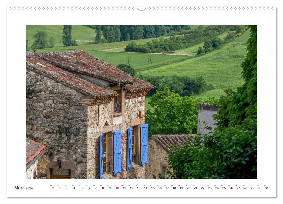 Occitanie - Pays Cathare (Calvendo Premium Calendrier mural 2024) 