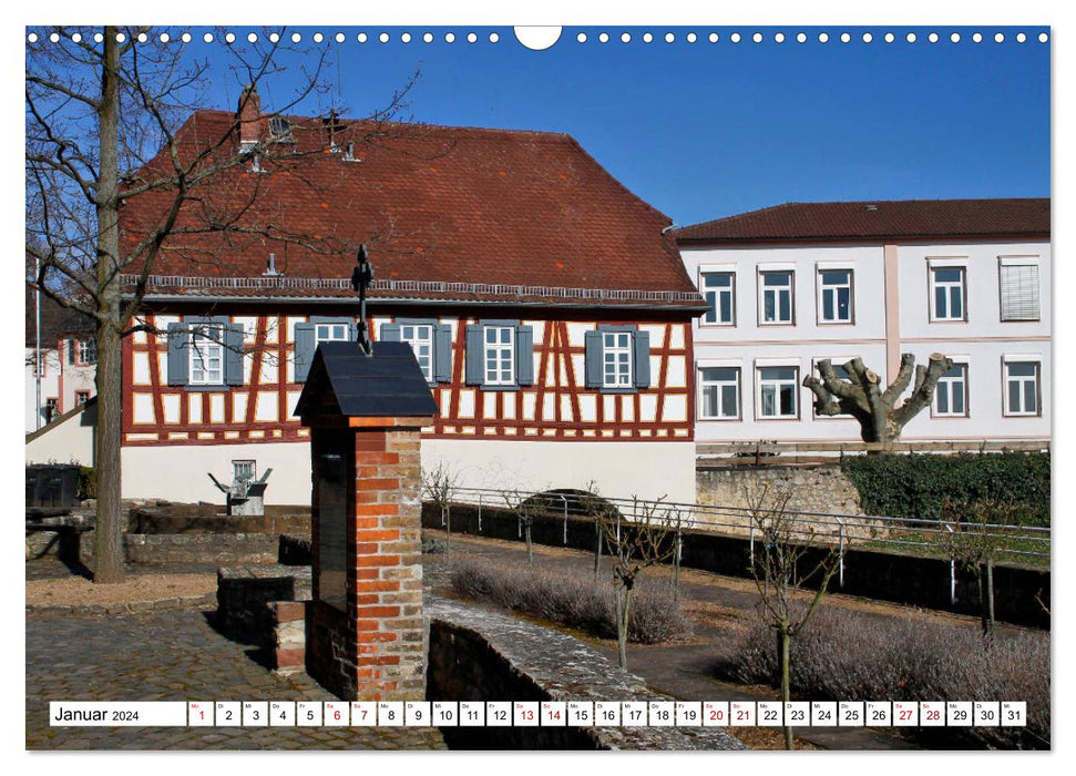 Hochheim am Main by Frankfurt taxi driver Petrus Bodenstaff (CALVENDO wall calendar 2024) 