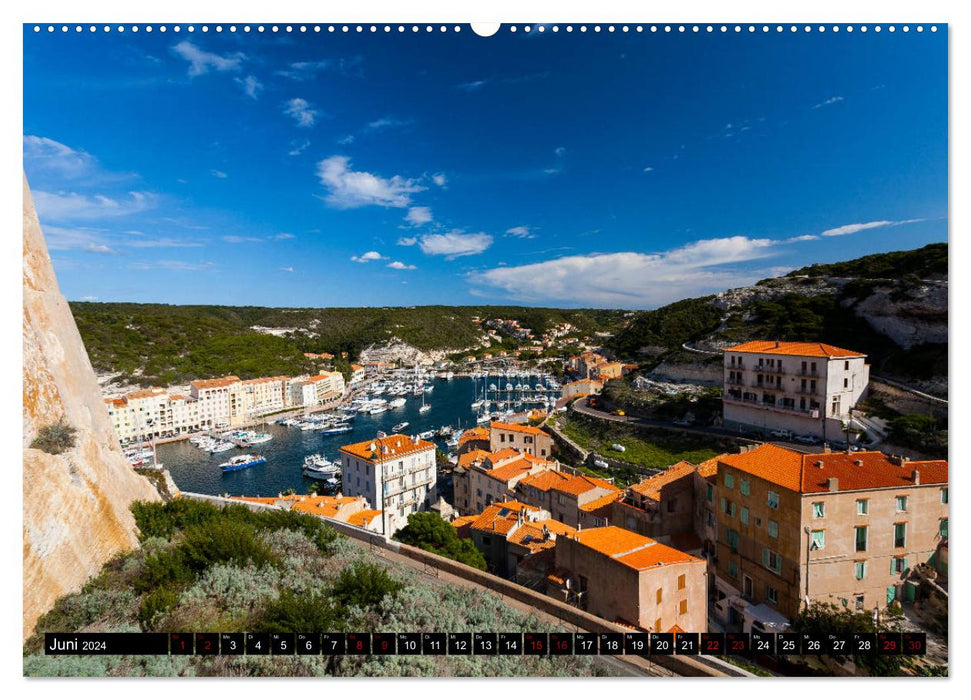 Bonifacio. Korsika (CALVENDO Premium Wandkalender 2024)