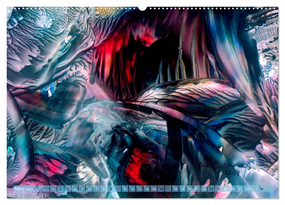 Aparte Encaustic (CALVENDO Wandkalender 2024)