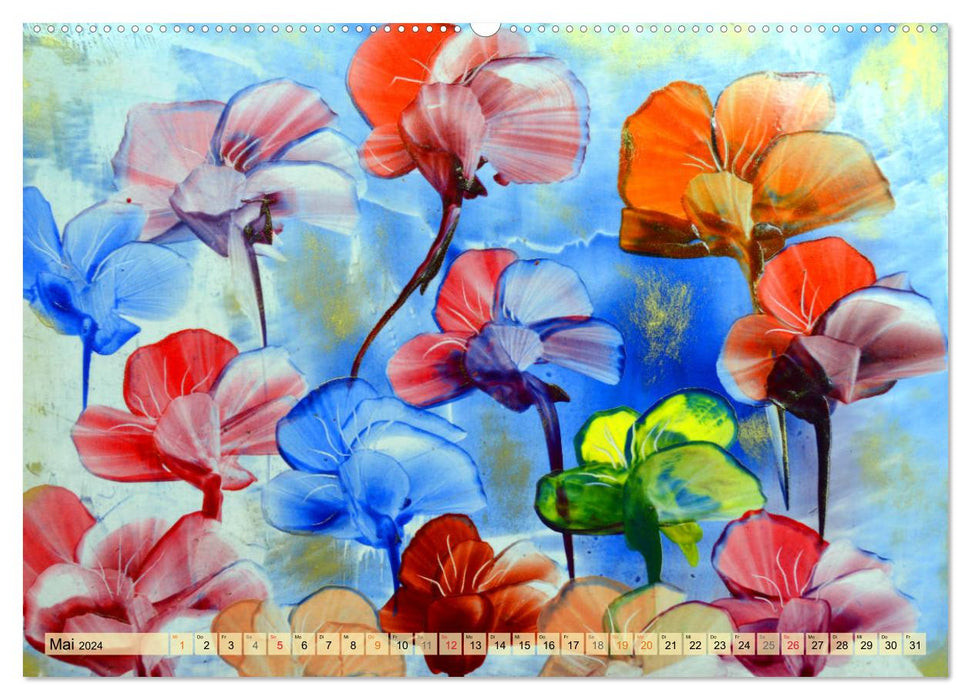 Aparte Encaustic (CALVENDO wall calendar 2024) 