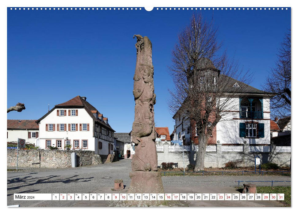 Flörsheim am Main par Petrus Bodenstaff, chauffeur de taxi de Francfort (Calvendo Premium Wall Calendar 2024) 