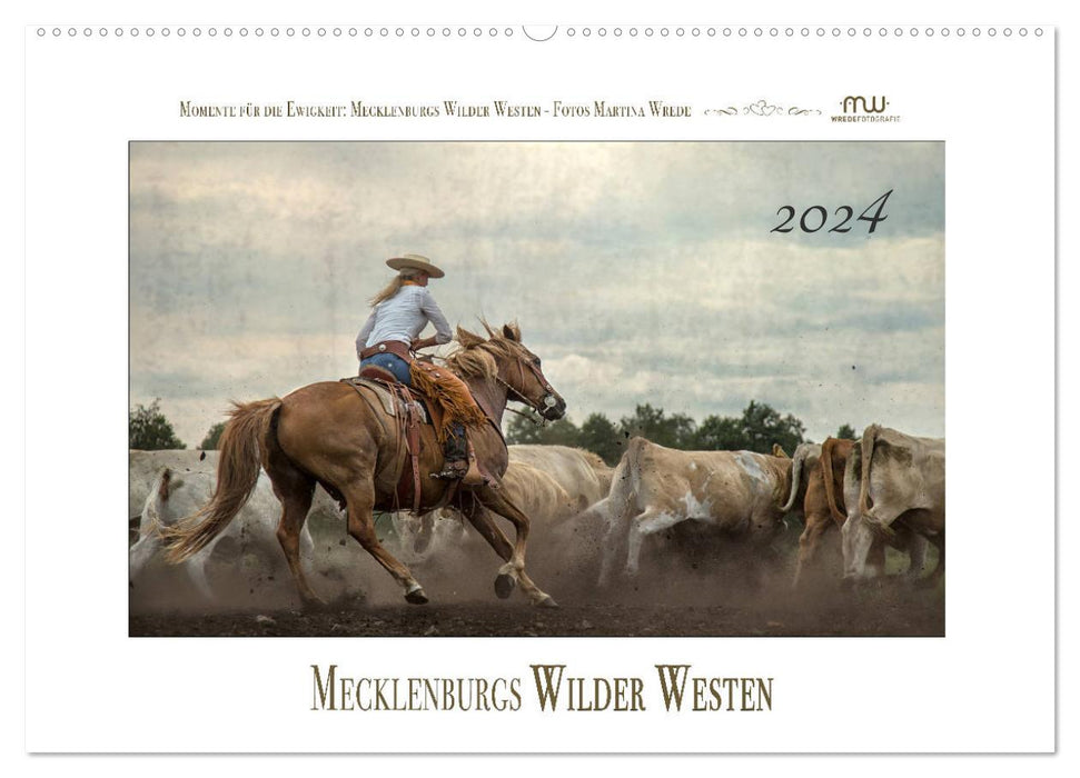 Le Far West du Mecklembourg (calendrier mural CALVENDO 2024) 