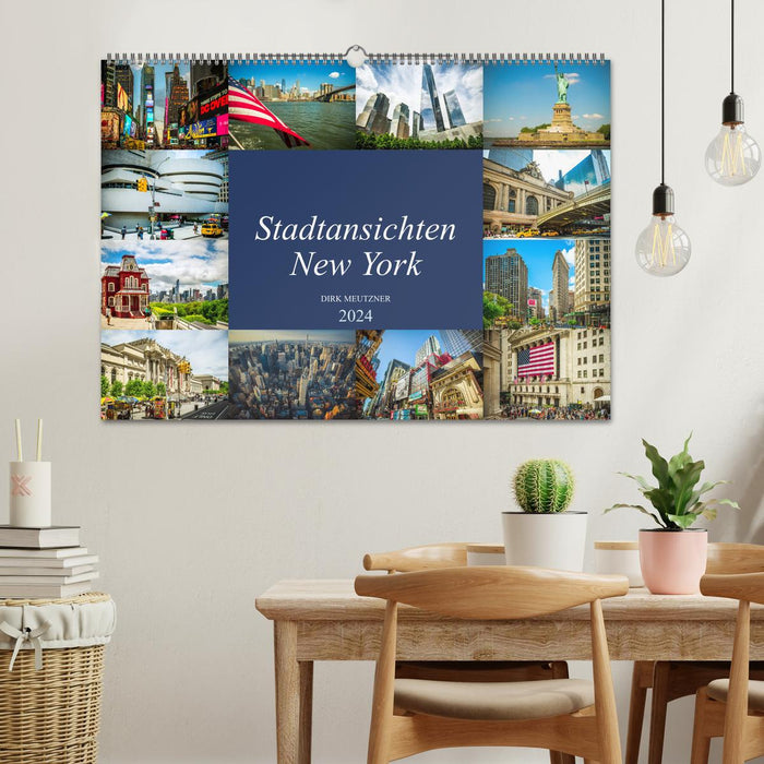 City views of New York (CALVENDO wall calendar 2024) 