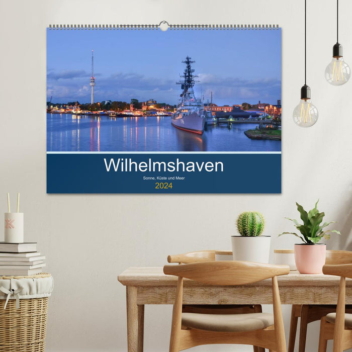 Wilhelmshaven - sun, coast and sea (CALVENDO wall calendar 2024) 