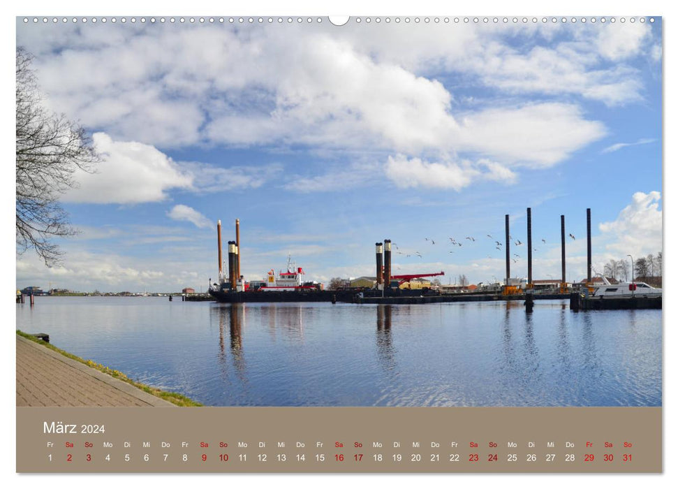 Wilhelmshaven - sun, coast and sea (CALVENDO wall calendar 2024) 