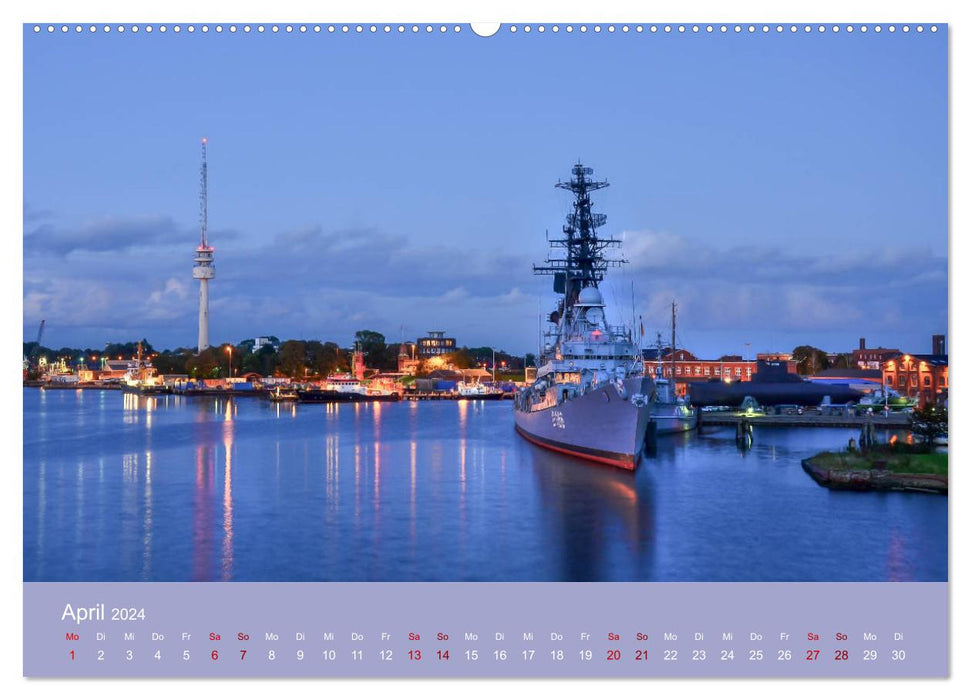 Wilhelmshaven - sun, coast and sea (CALVENDO wall calendar 2024) 