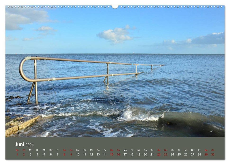 Wilhelmshaven - sun, coast and sea (CALVENDO wall calendar 2024) 