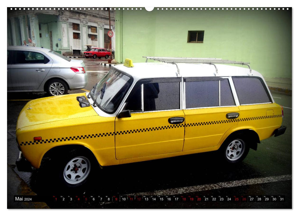 Russian classic cars (CALVENDO Premium wall calendar 2024) 