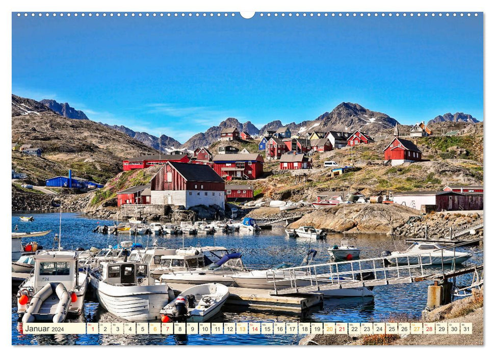 Trip to Greenland (CALVENDO Premium Wall Calendar 2024) 