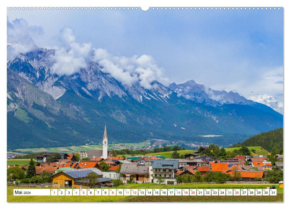 Reise nach Tirol - Die kleinen Dörfer bei Innsbruck (CALVENDO Wandkalender 2024)