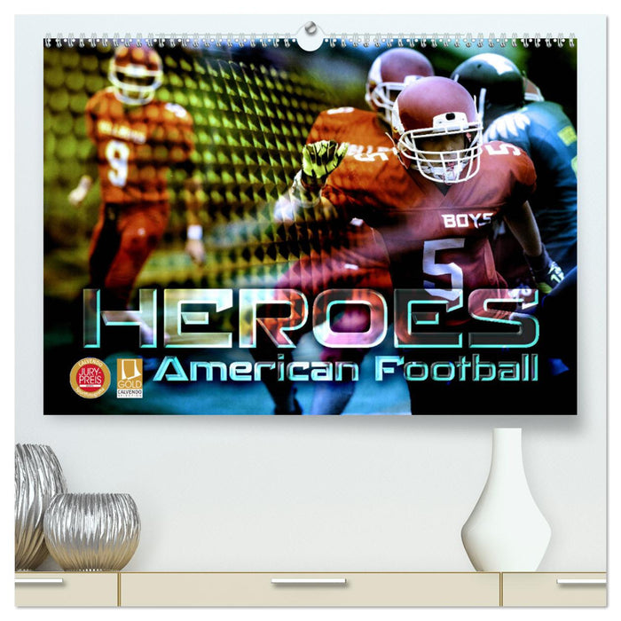 HEROES - American Football (CALVENDO Premium Wall Calendar 2024) 