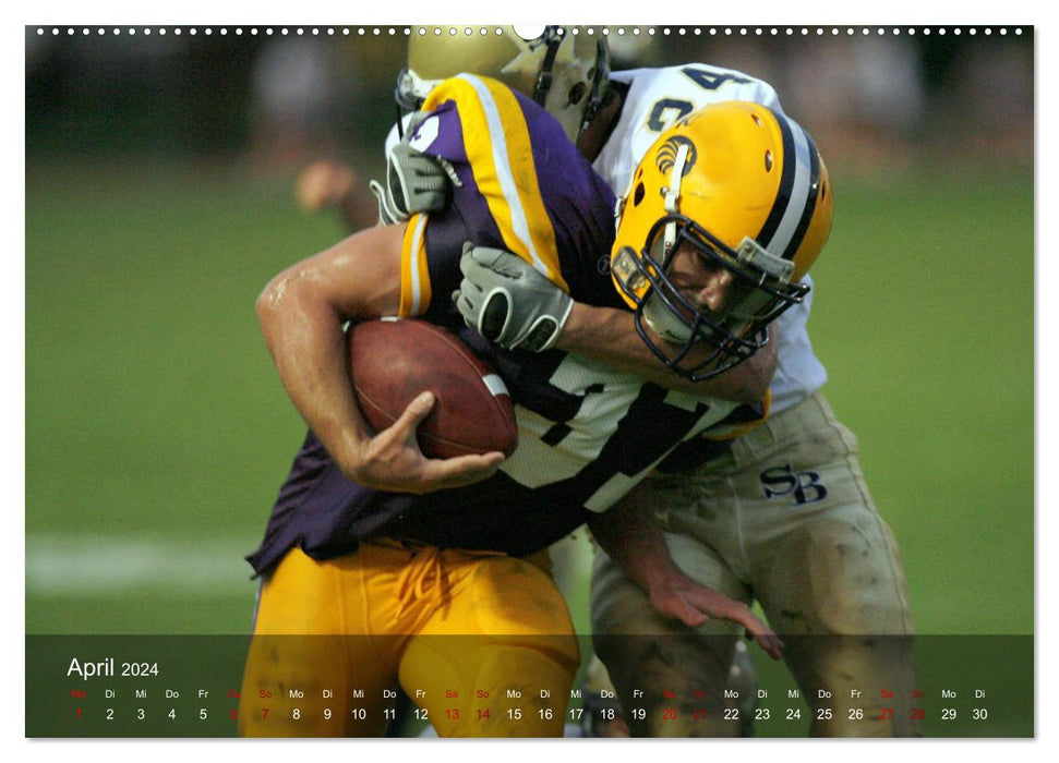 American Football - Touchdown (CALVENDO Premium Wall Calendar 2024) 