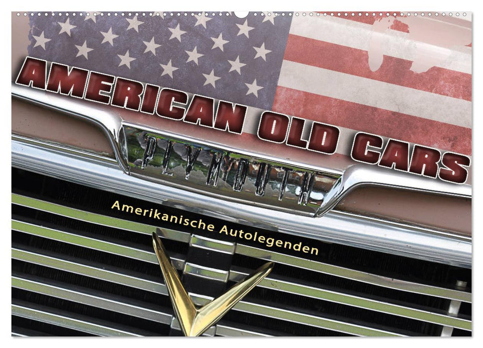 American Old Cars - American car legends (CALVENDO wall calendar 2024) 