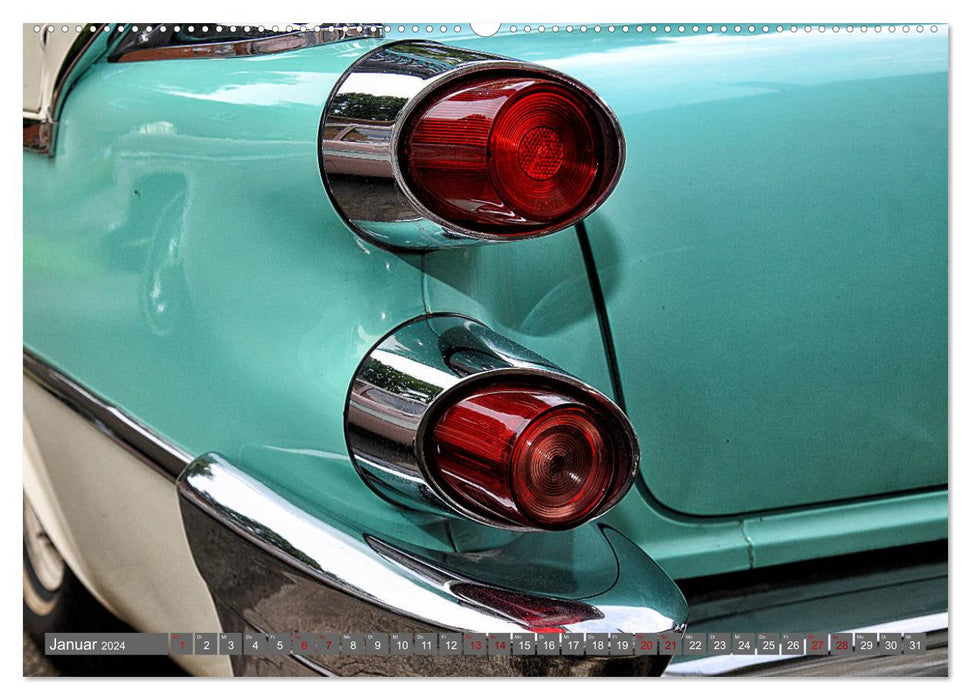 American Old Cars - Amerikanische Autolegenden (CALVENDO Wandkalender 2024)
