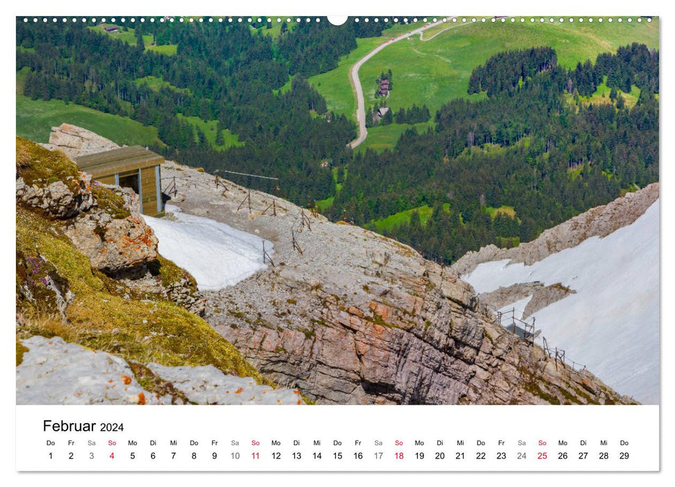 Säntis - Schwagalp (CALVENDO Premium Wall Calendar 2024) 