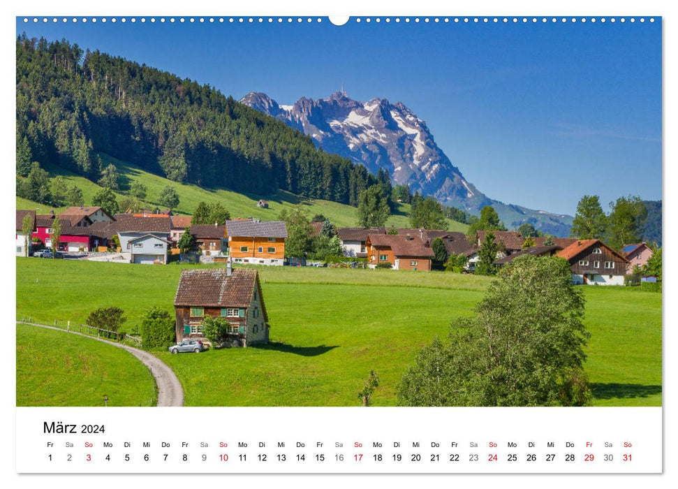 Säntis - Schwagalp (CALVENDO Premium Wall Calendar 2024) 