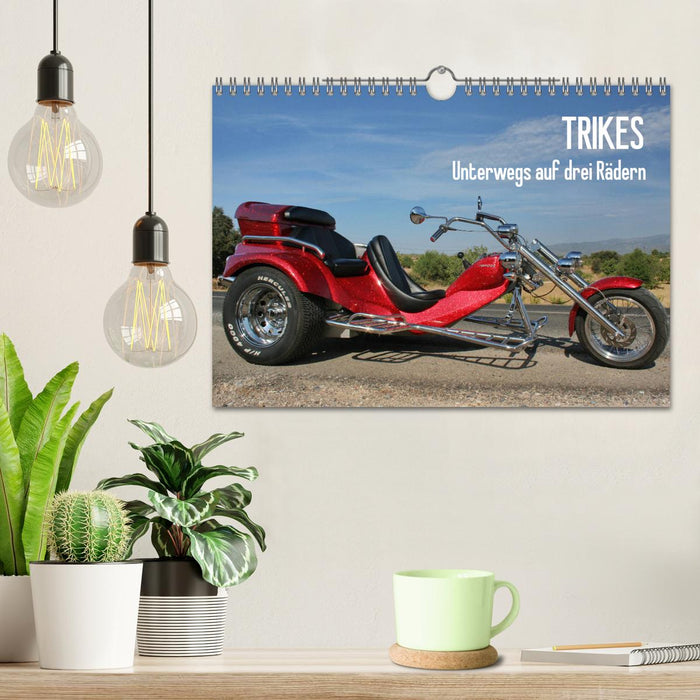Trikes - Unterwegs auf drei Rädern (CALVENDO Wandkalender 2024)