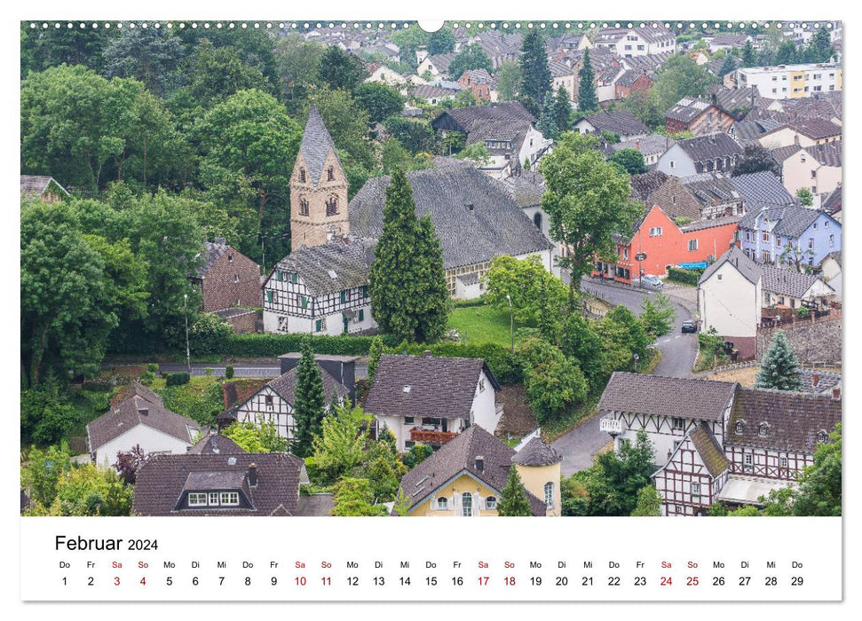 Highlights of the Siebengebirge (CALVENDO Premium Wall Calendar 2024) 