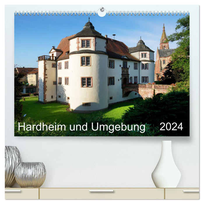 Hardheim and the surrounding area (CALVENDO Premium Wall Calendar 2024) 