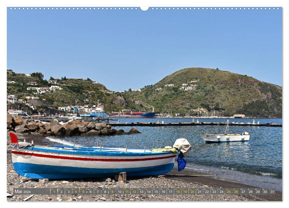 The Aeolian Archipelago - Islands born from the volcano (CALVENDO wall calendar 2024) 