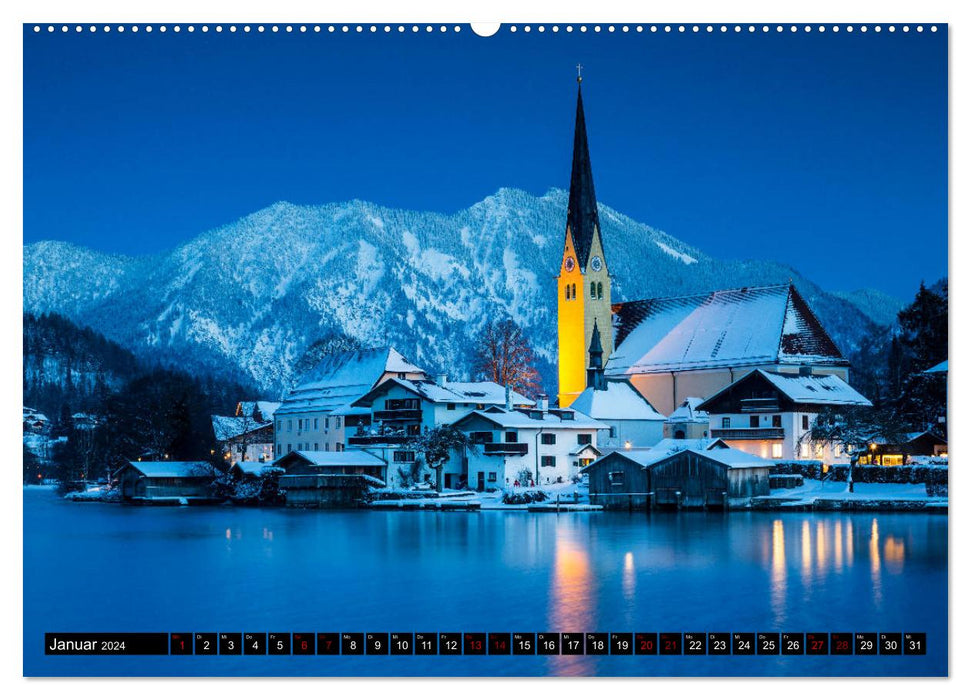 Berge. Alpenseen (CALVENDO Wandkalender 2024)