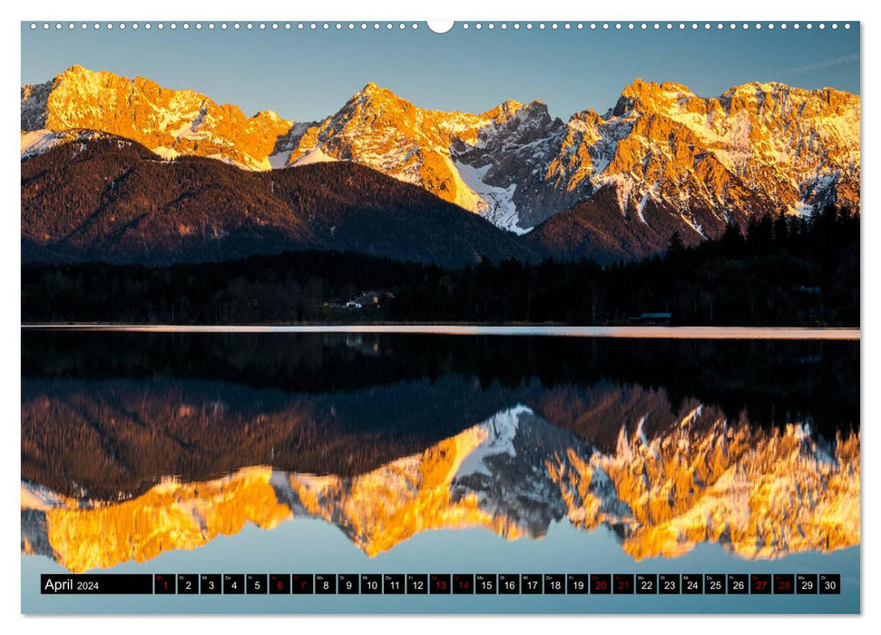 Mountains. Alpine lakes (CALVENDO wall calendar 2024) 