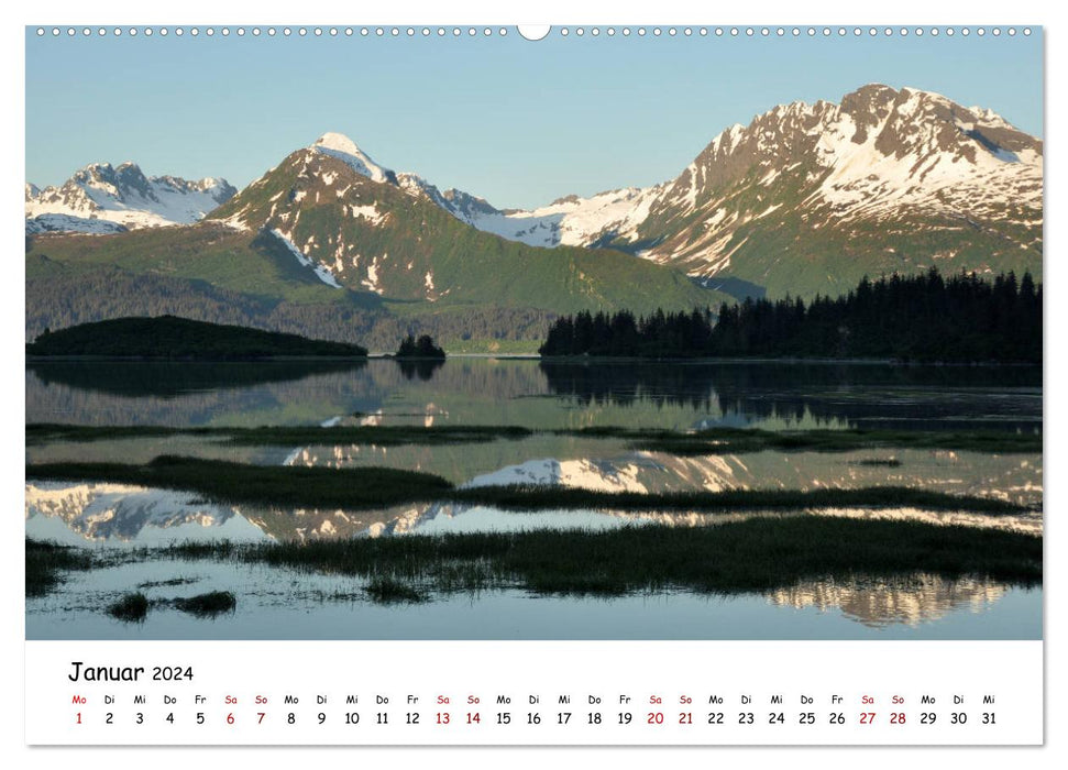 Infinity in Alaska and Yukon (CALVENDO Premium Wall Calendar 2024) 