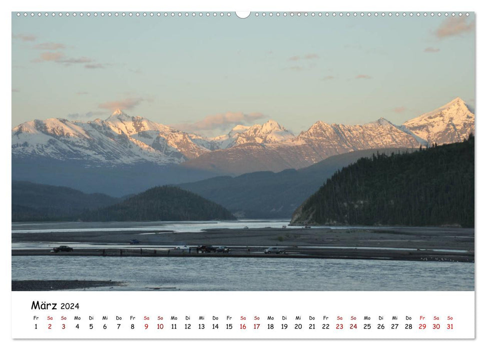 Unendlichkeit in Alaska und Yukon (CALVENDO Premium Wandkalender 2024)