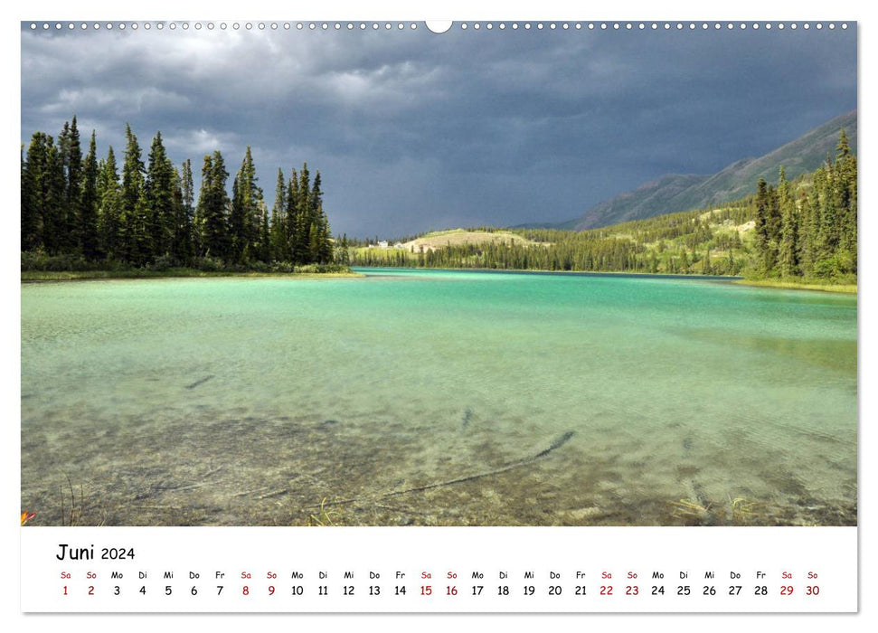 Unendlichkeit in Alaska und Yukon (CALVENDO Premium Wandkalender 2024)
