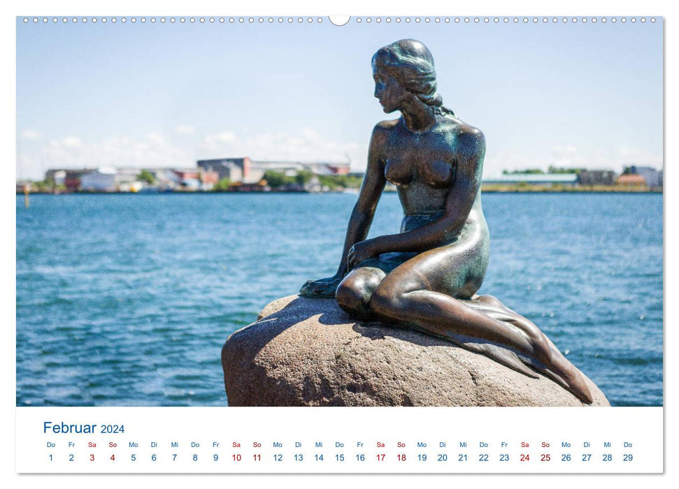 Beautiful Copenhagen (CALVENDO Premium Wall Calendar 2024) 