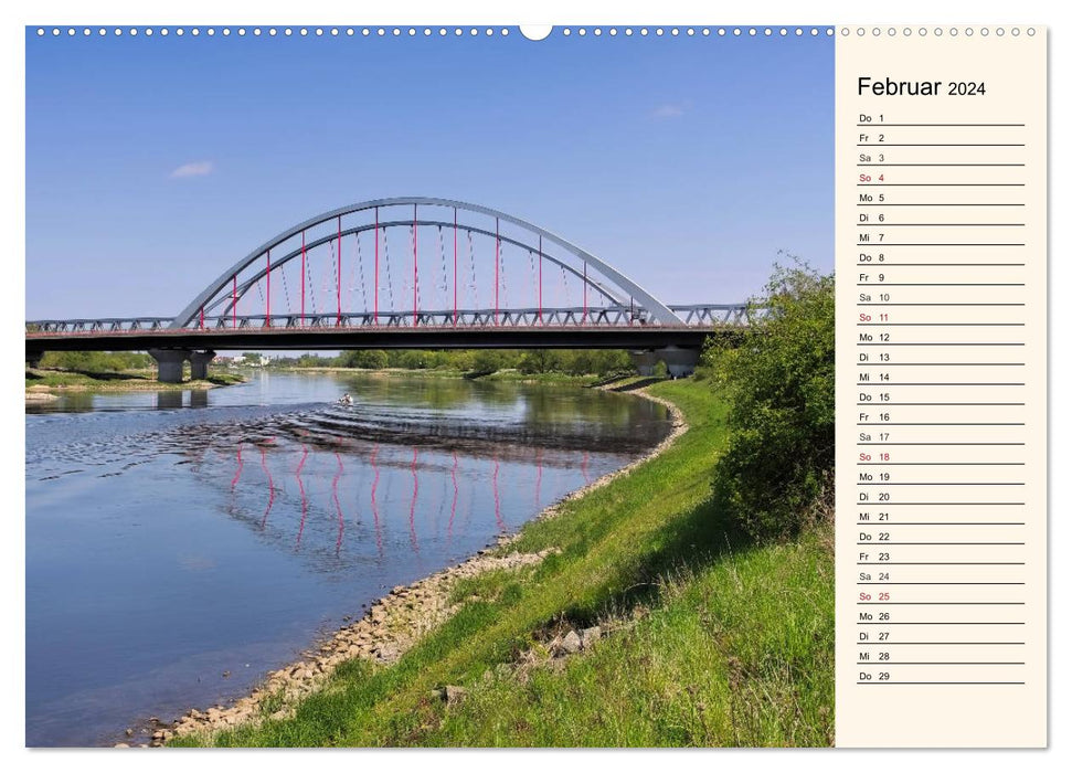 Lutherstadt Wittenberg - City of the Reformation (CALVENDO wall calendar 2024) 