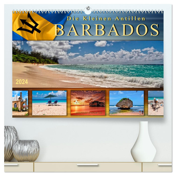 The Lesser Antilles - Barbados (CALVENDO Premium Wall Calendar 2024) 
