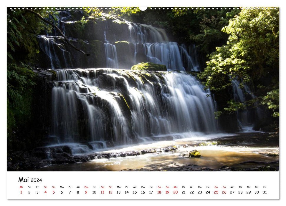 New Zealand-Aotearoa, Land of the White Cloud (CALVENDO Premium Wall Calendar 2024) 