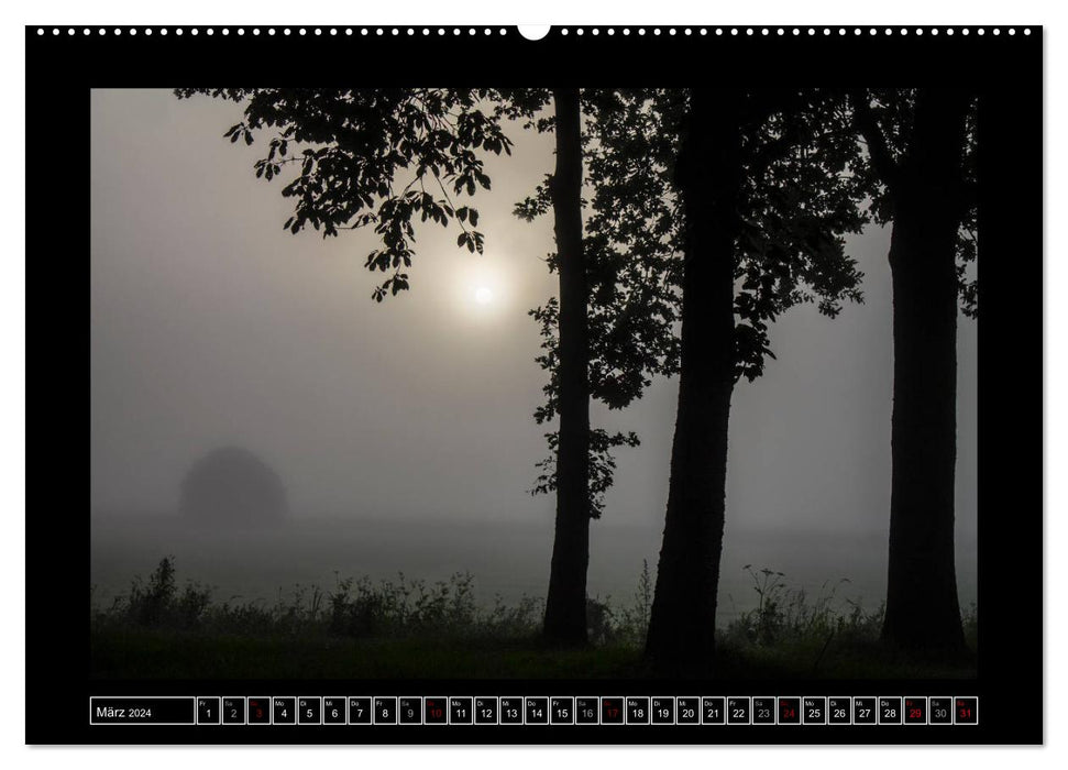 Lichtlandschaft Worpswede (CALVENDO Wandkalender 2024)