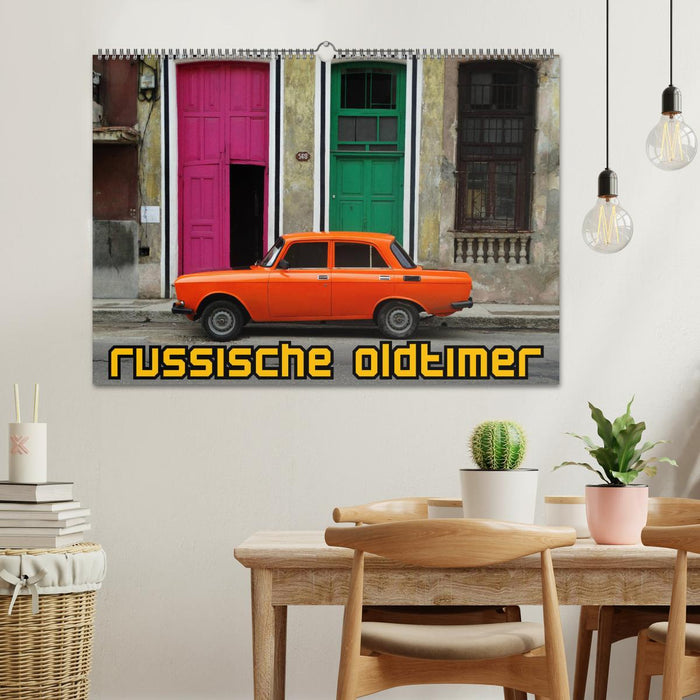Russian classic cars (CALVENDO wall calendar 2024) 