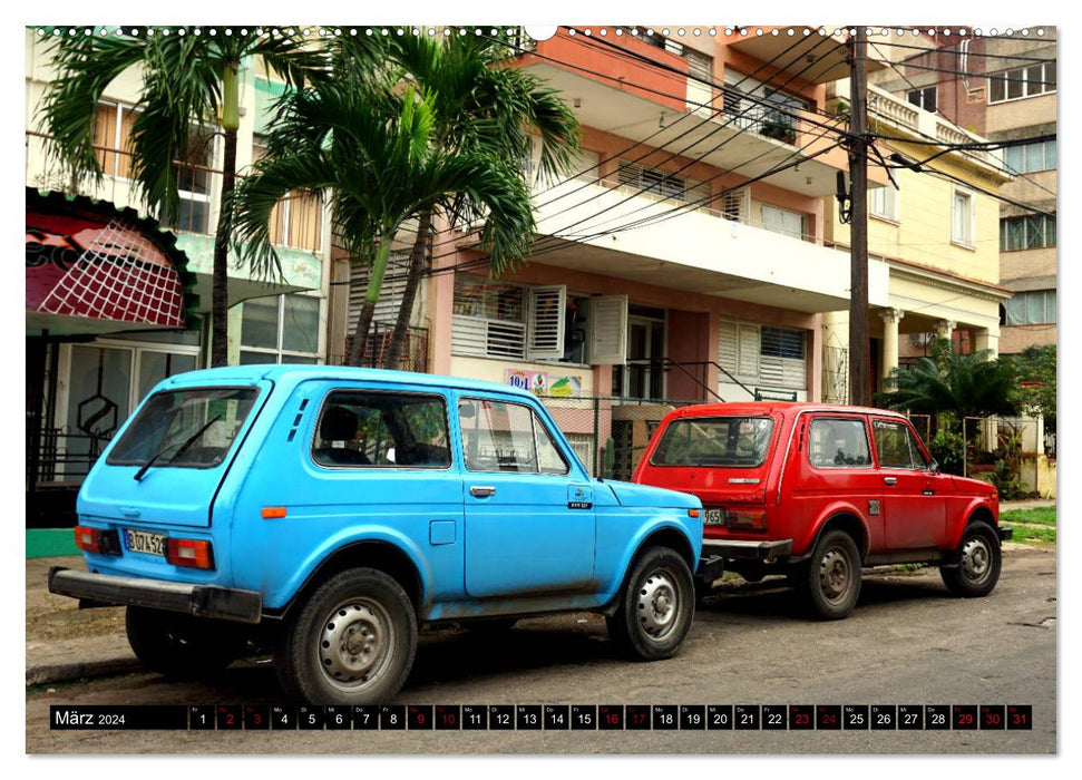 Russian classic cars (CALVENDO wall calendar 2024) 