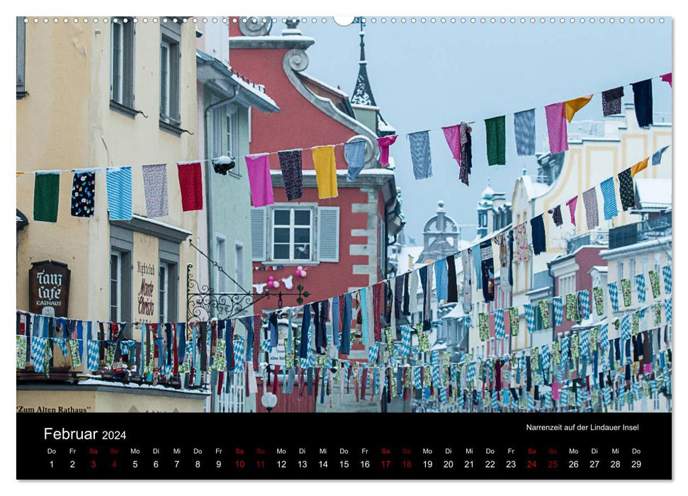 Traumhaftes Lindau im Bodensee (CALVENDO Premium Wandkalender 2024)