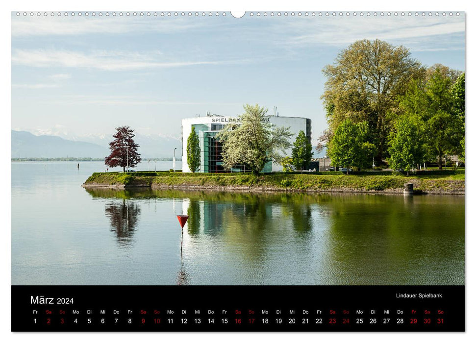 Traumhaftes Lindau im Bodensee (CALVENDO Premium Wandkalender 2024)