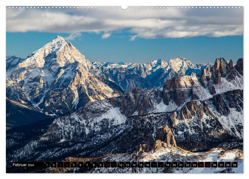 Lagazuoi Dolomiten (CALVENDO Premium Wandkalender 2024)