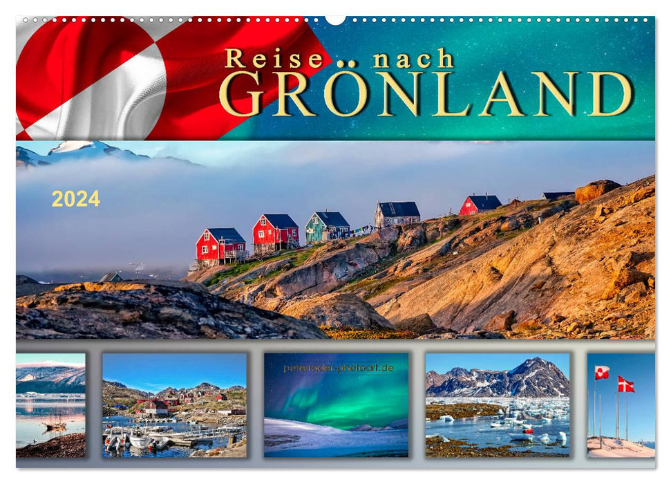 Trip to Greenland (CALVENDO wall calendar 2024) 