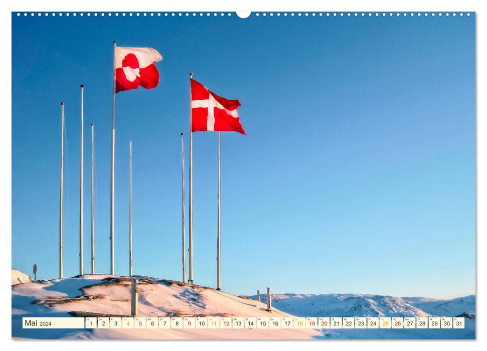 Trip to Greenland (CALVENDO wall calendar 2024) 