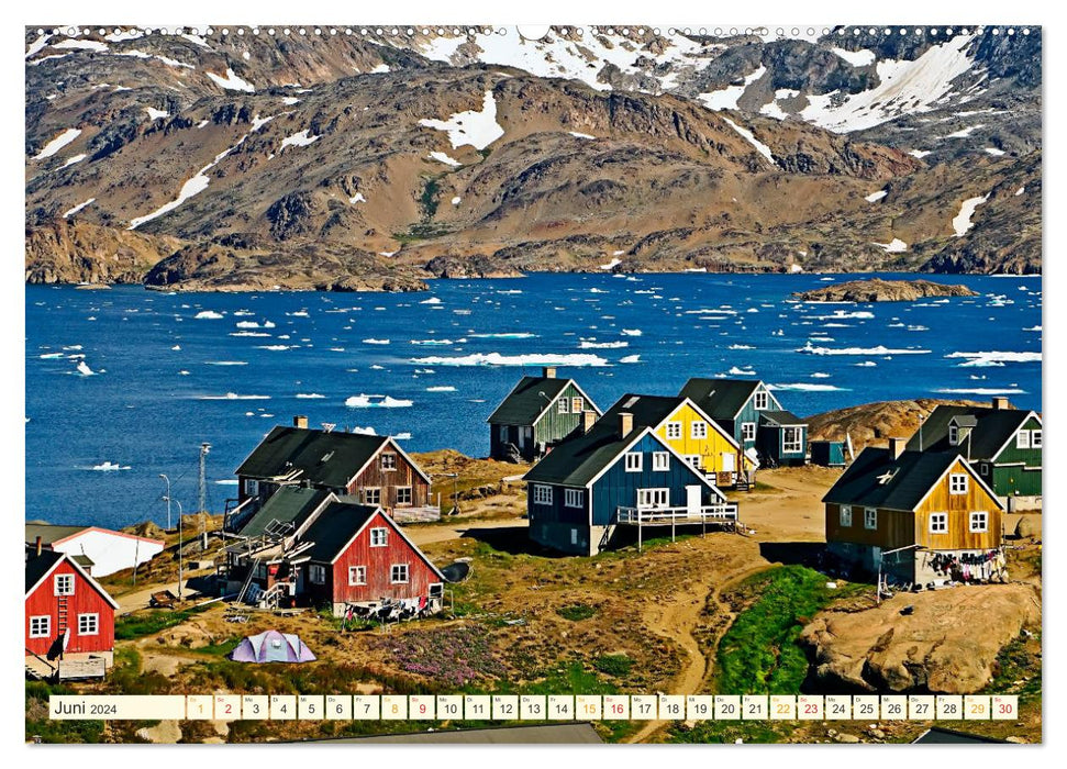 Voyage au Groenland (Calendrier mural CALVENDO 2024) 