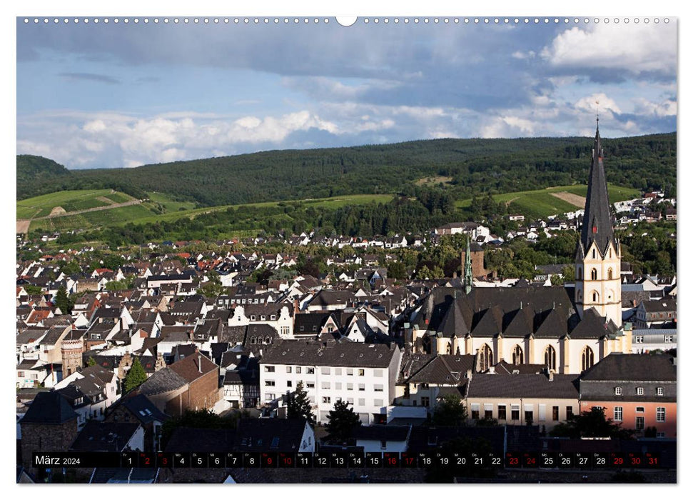 Ahrweiler - Mittelalterflair an der Ahr (CALVENDO Premium Wandkalender 2024)