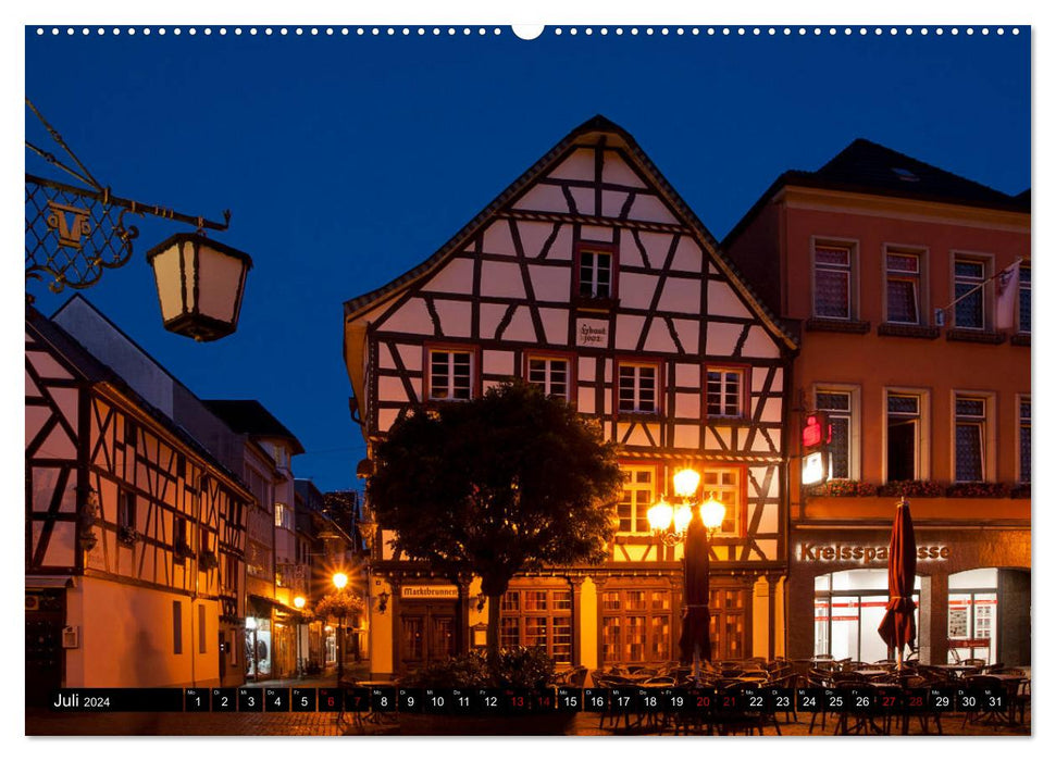 Ahrweiler - Mittelalterflair an der Ahr (CALVENDO Premium Wandkalender 2024)