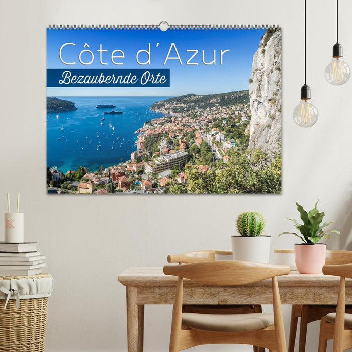 CÔTE D'AZUR Enchanting Places (CALVENDO Wall Calendar 2024) 