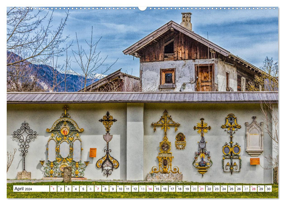 Tiroler Geschichten - Die idyllischen Seen bei Kramsach (CALVENDO Wandkalender 2024)