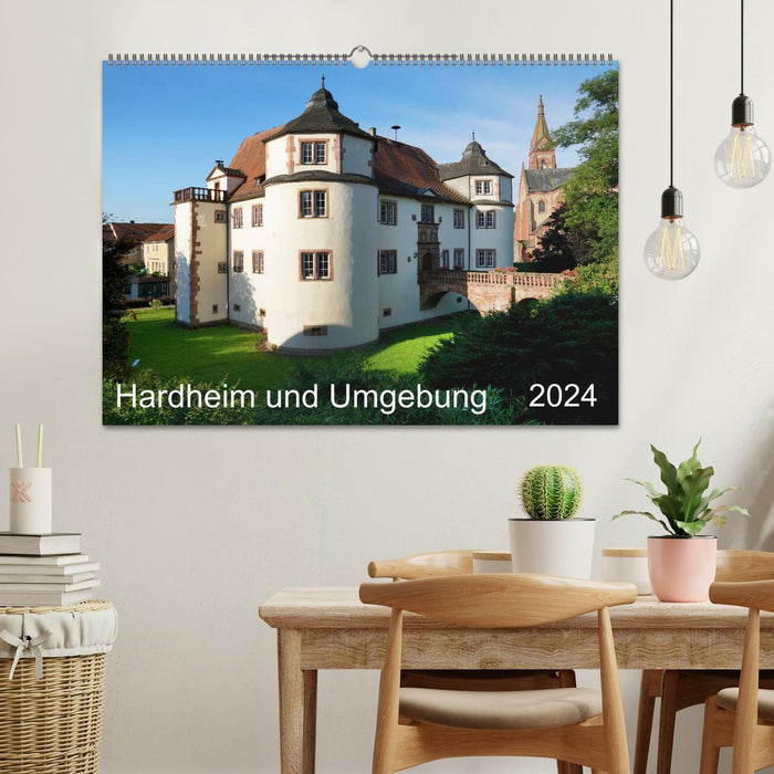 Hardheim und Umgebung (CALVENDO Wandkalender 2024)