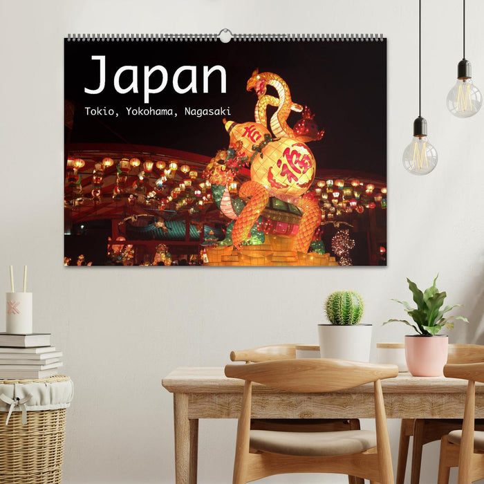 Japon - Tokyo, Yokohama, Nagasaki (Calendrier mural CALVENDO 2024) 