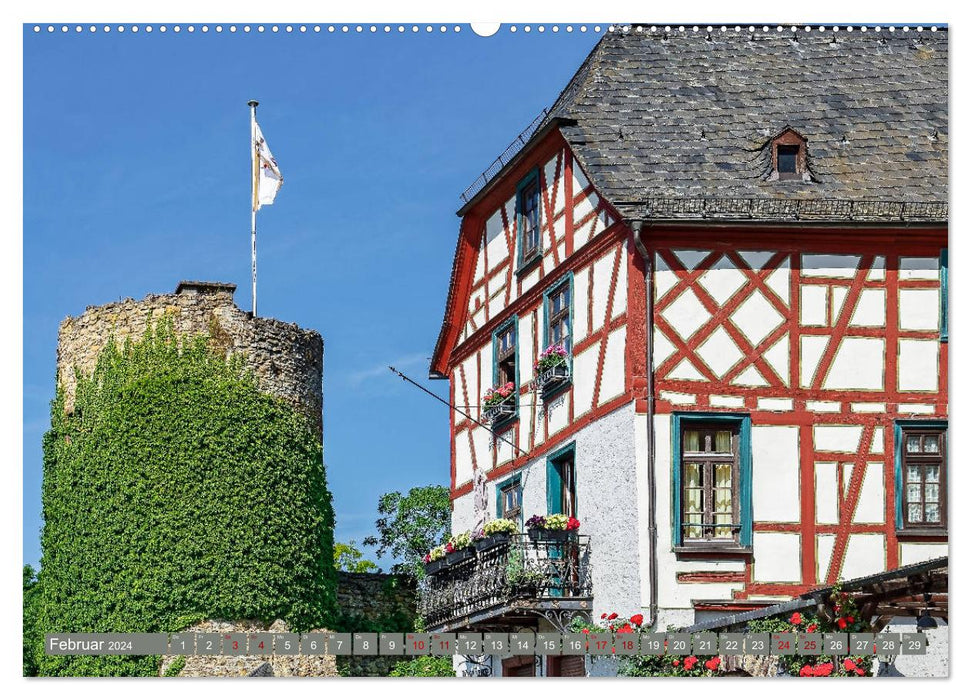 Eltville am Rhein - vin, champagne, roses (Calendrier mural CALVENDO Premium 2024) 